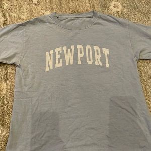 brandy melville blue newport shirt